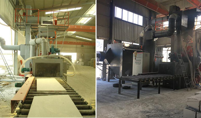 大理石拋丸機(jī)加工荔枝面效果 大理石拋丸機(jī)加工荔枝面效果